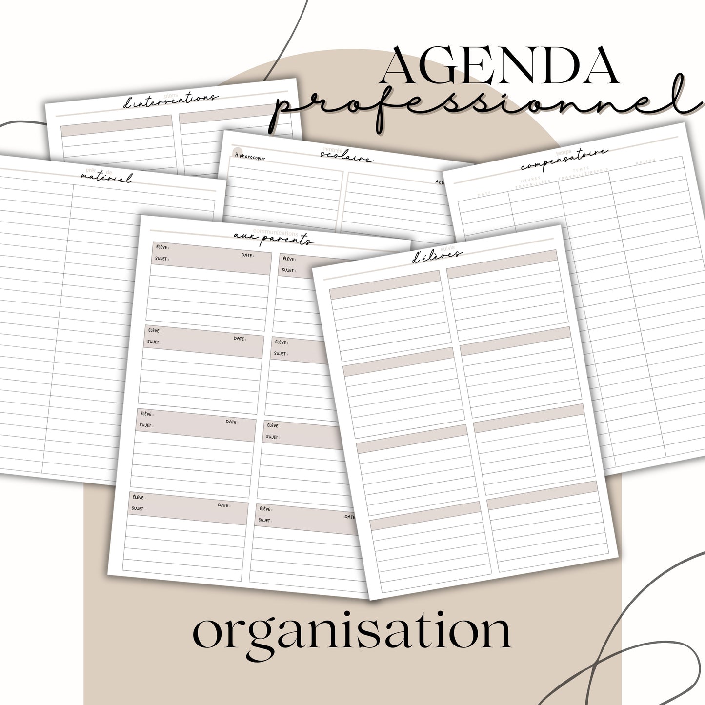 PDF AGENDA T.E.S / PROFESSIONNELS 25.26