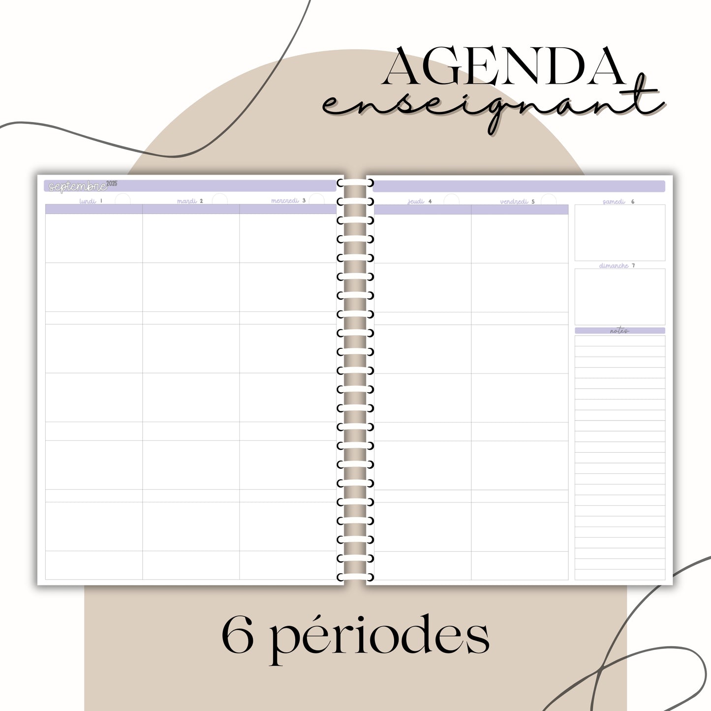 PDF AGENDA ENSEIGNANT 25.26 - 6 périodes