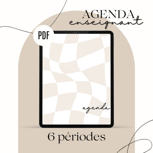 PDF AGENDA ENSEIGNANT 25.26 - 6 périodes