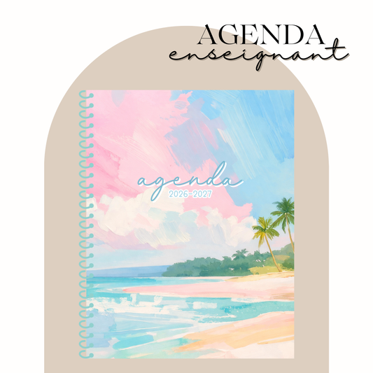 AGENDA ENSEIGNANT 26.27 - AM / PM