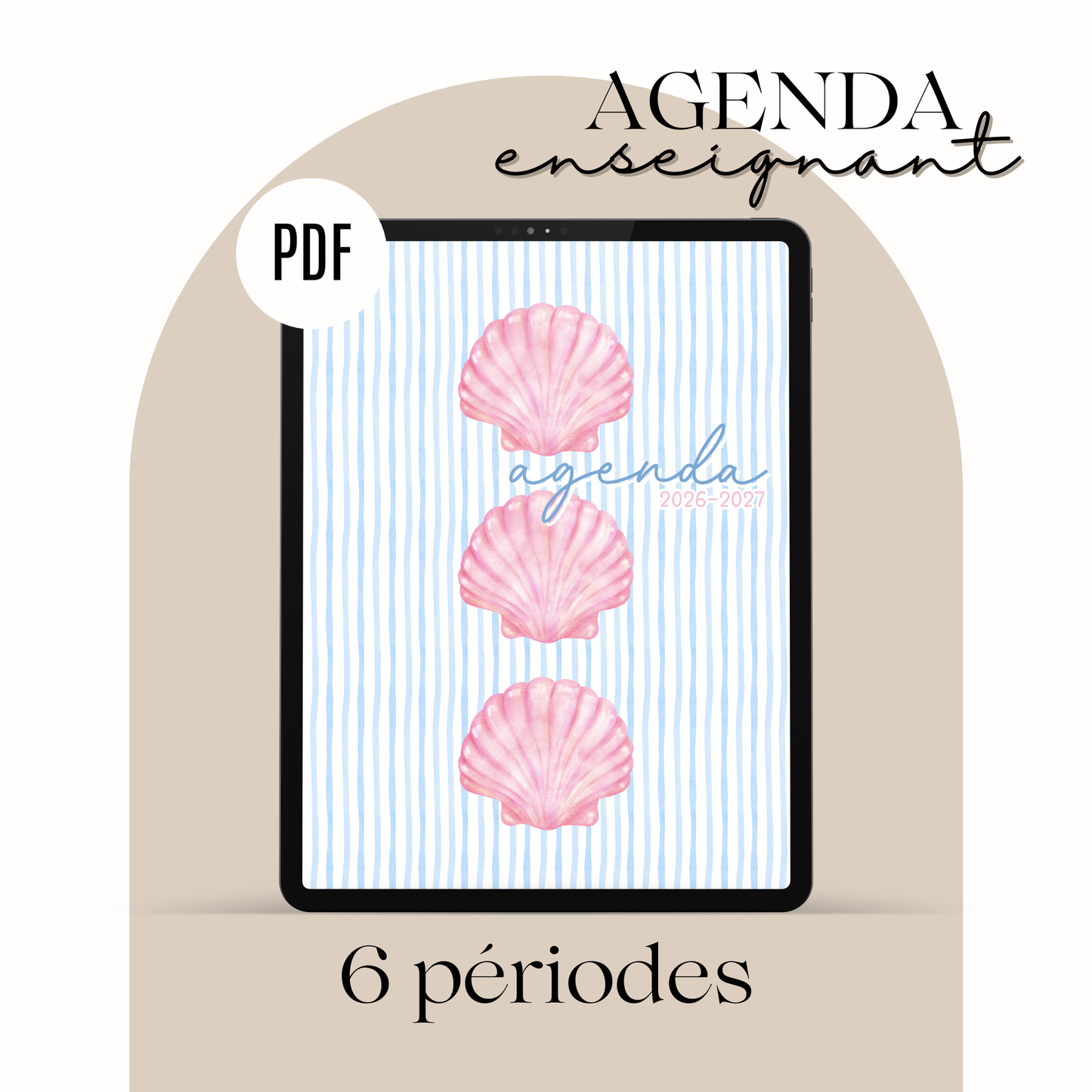 PDF AGENDA ENSEIGNANT 26.27 - 6 périodes