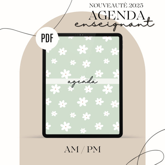 PDF AGENDA ENSEIGNANT 25.26 - AM / PM