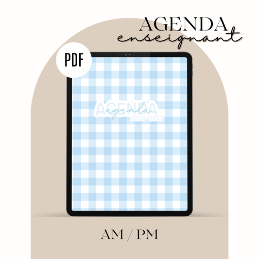 PDF AGENDA ENSEIGNANT 26.27 - AM / PM